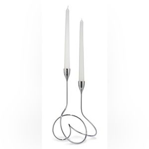 Black + Blum's unique Loop Candelabra - Chromed Steel - NEW IN BOX